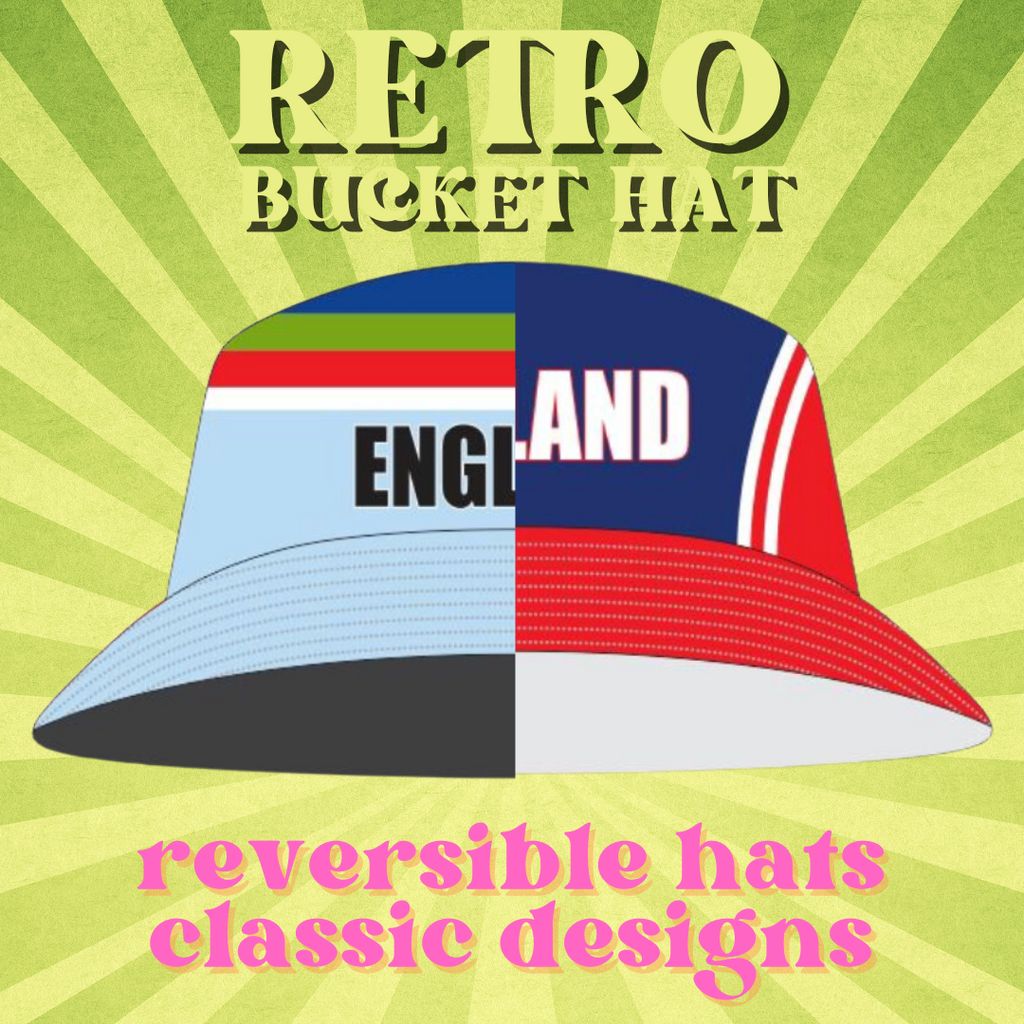 England Cricket Retro Bucket Hat