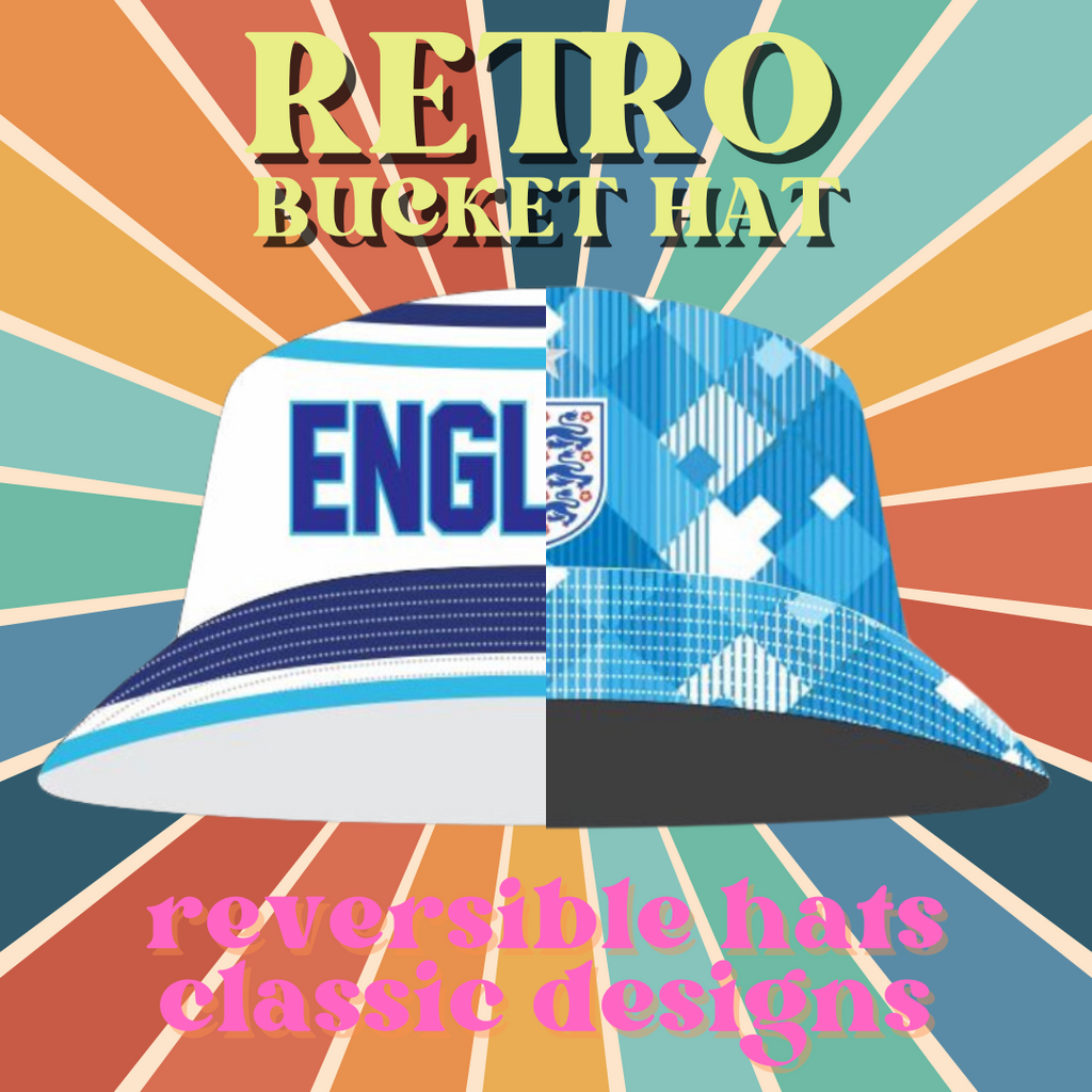 England Football Retro Bucket Hat