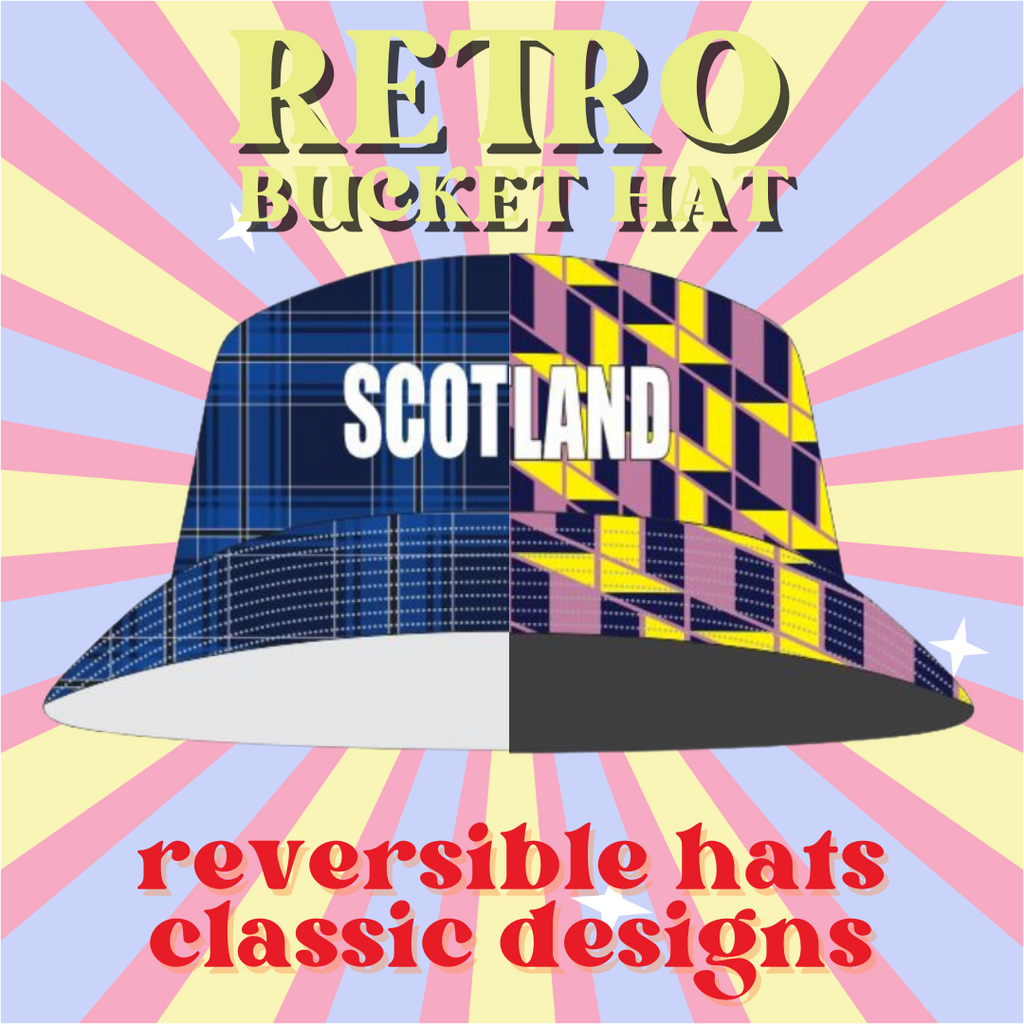 Scotland Retro Bucket Hat